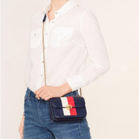 NEW Tory Burch Duet Chain Crossbody Bag - Picture 1 of 11